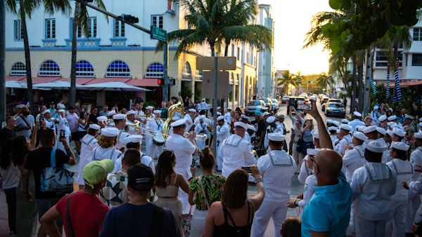 Sailor playing guitar