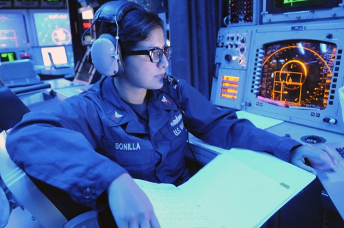 Image of Petty Officer doing work
